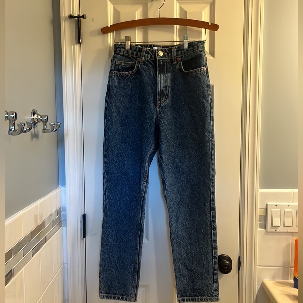 Zara High-Waisted Mom Jeans